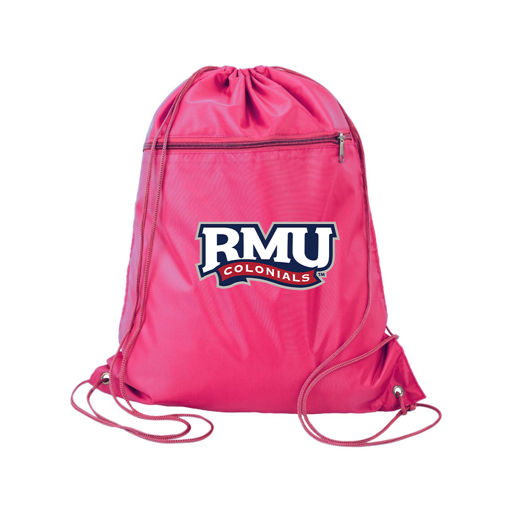 Robert Morris Colonials Logo Q-Tees - Polyester Cinchpack