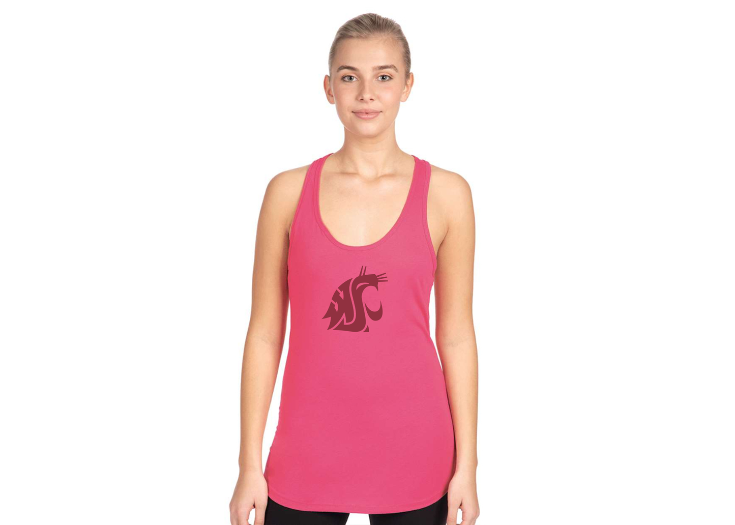 Women's Washington State Cougars Next Level Ideal Racerback Tank