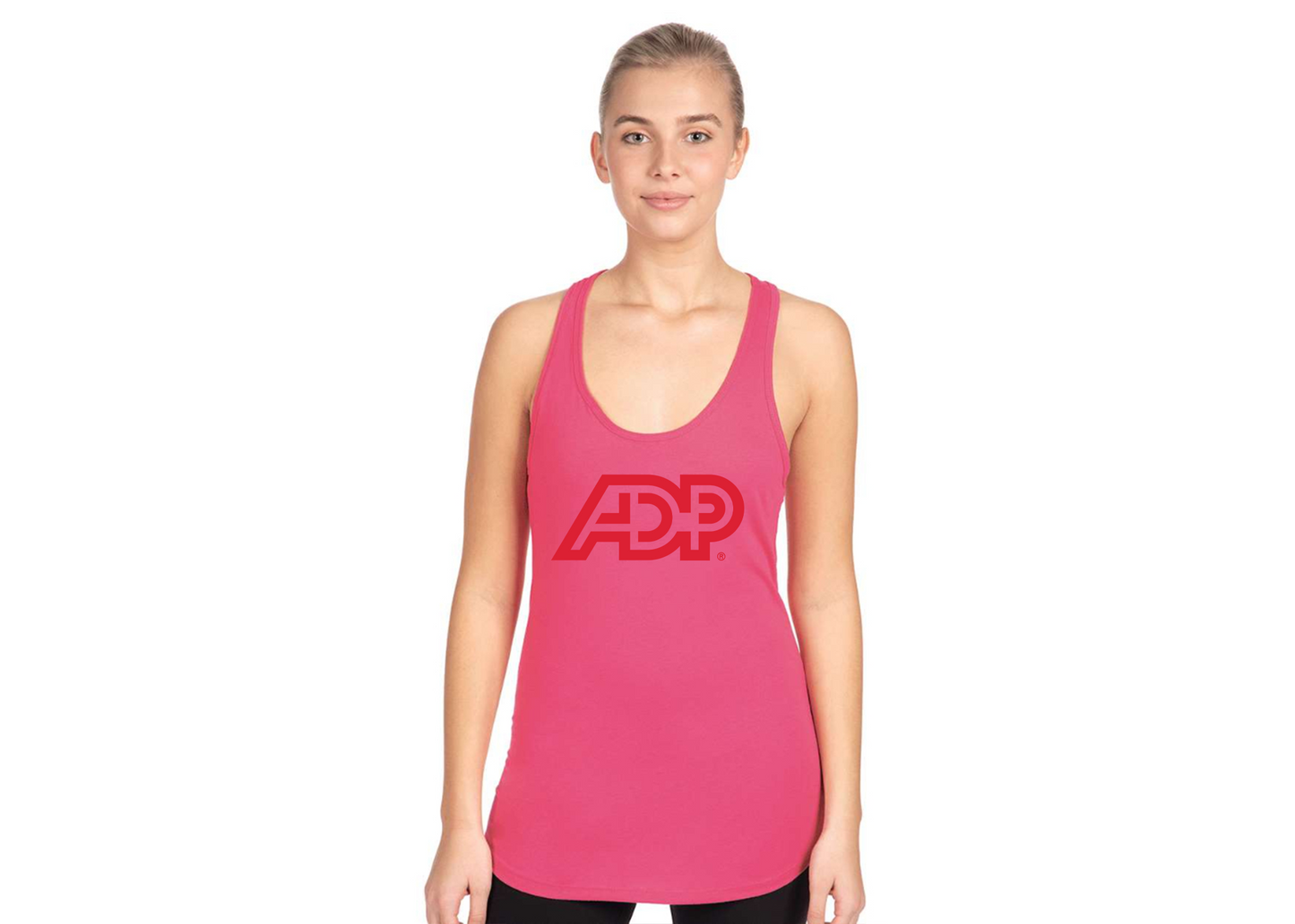 Women's ADP Logo Next Level Ideal Racerback Tank