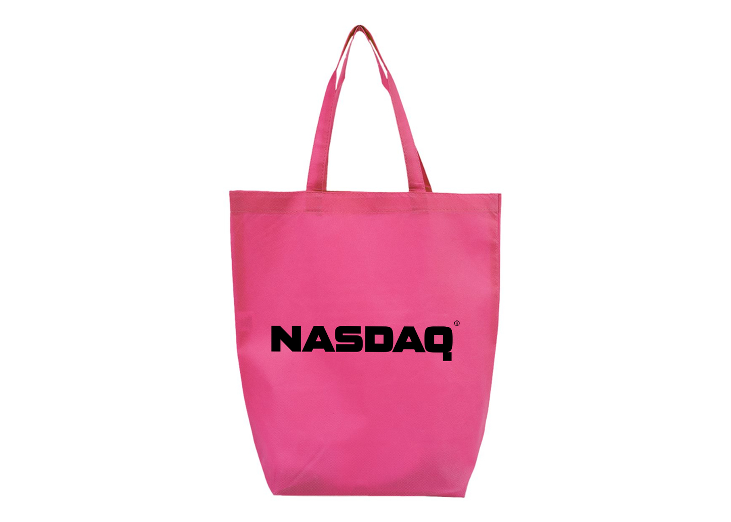 Nasdaq Logo Q-Tees Non-Woven Gusset Bottom Tote