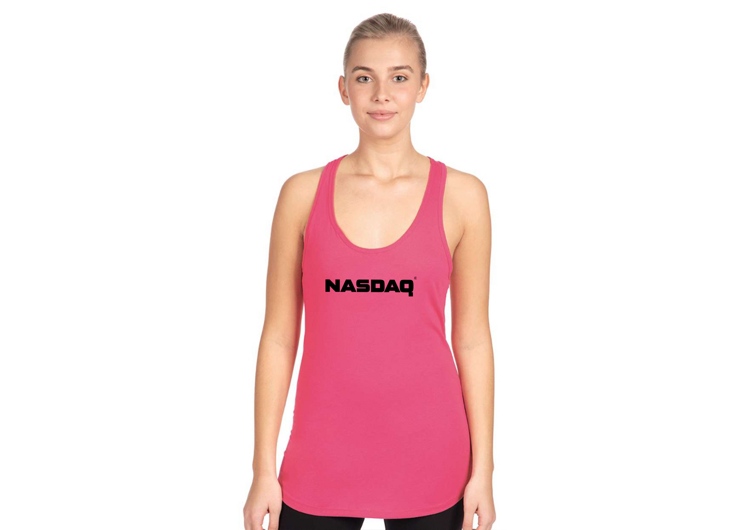 Women's Nasdaq Logo Next Level Ideal Racerback Tank