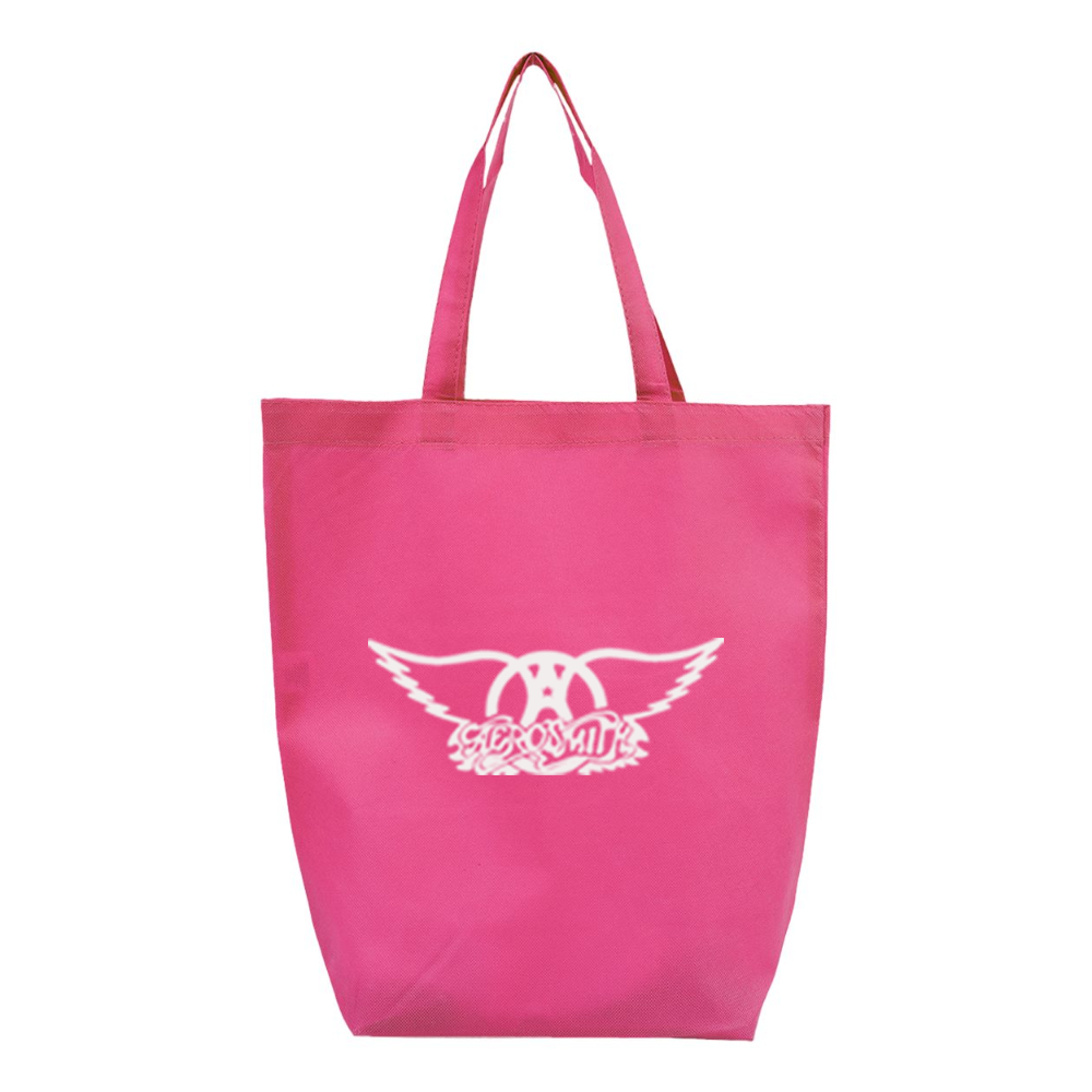 Aerosmith Logo Q-Tees Non-Woven Gusset Bottom Tote