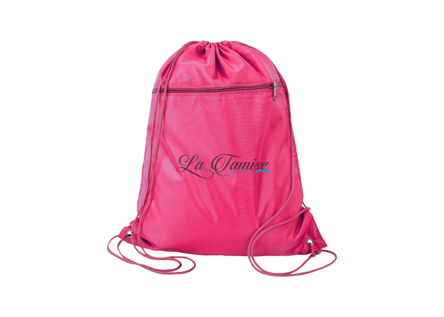 La Tamise Logo Q-Tees - Polyester Cinchpack