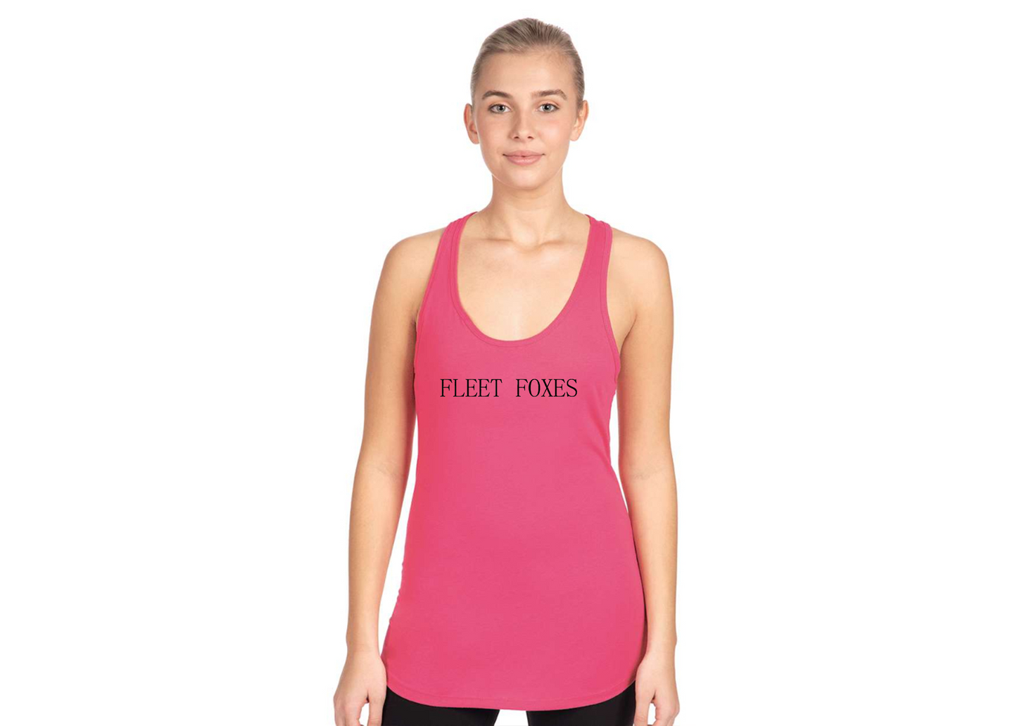 Women's Fleet Foxes Logo Next Level Ideal Racerback Tank