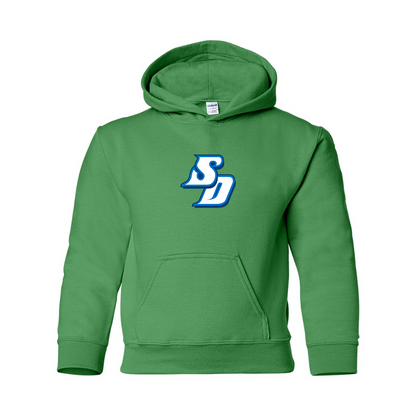 Youth San Diego Toreros Logo Gildan Heavy Blend  Hooded Sweatshirt