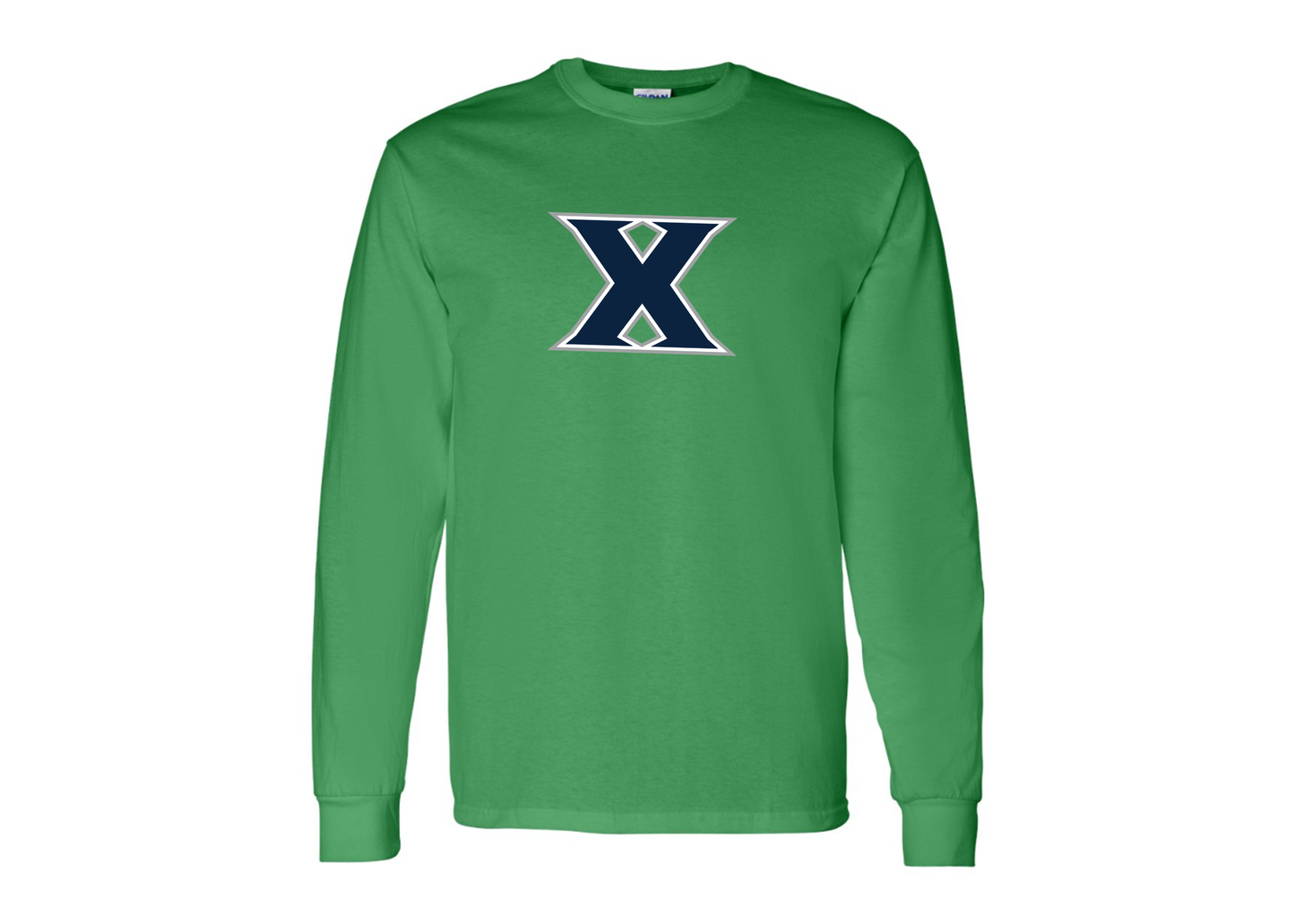 Men's Xavier Musketeers Gildan Heavy Cotton Long Sleeve T-Shirt