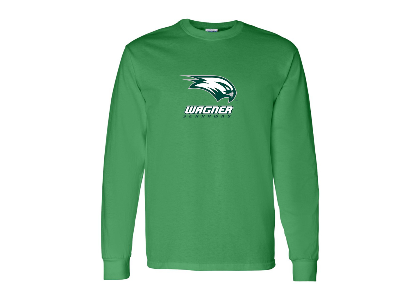 Men's Wagner Seahawks Gildan Heavy Cotton Long Sleeve T-Shirt