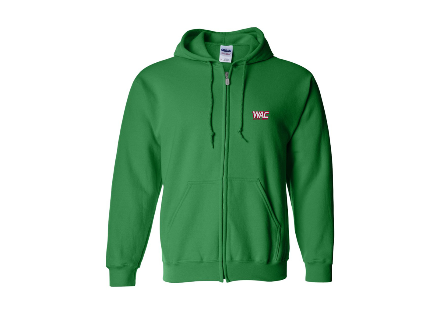 Men's Western Athletic Conference Gildan  Heavy Blend Full Zip Hooded Sweatshirt