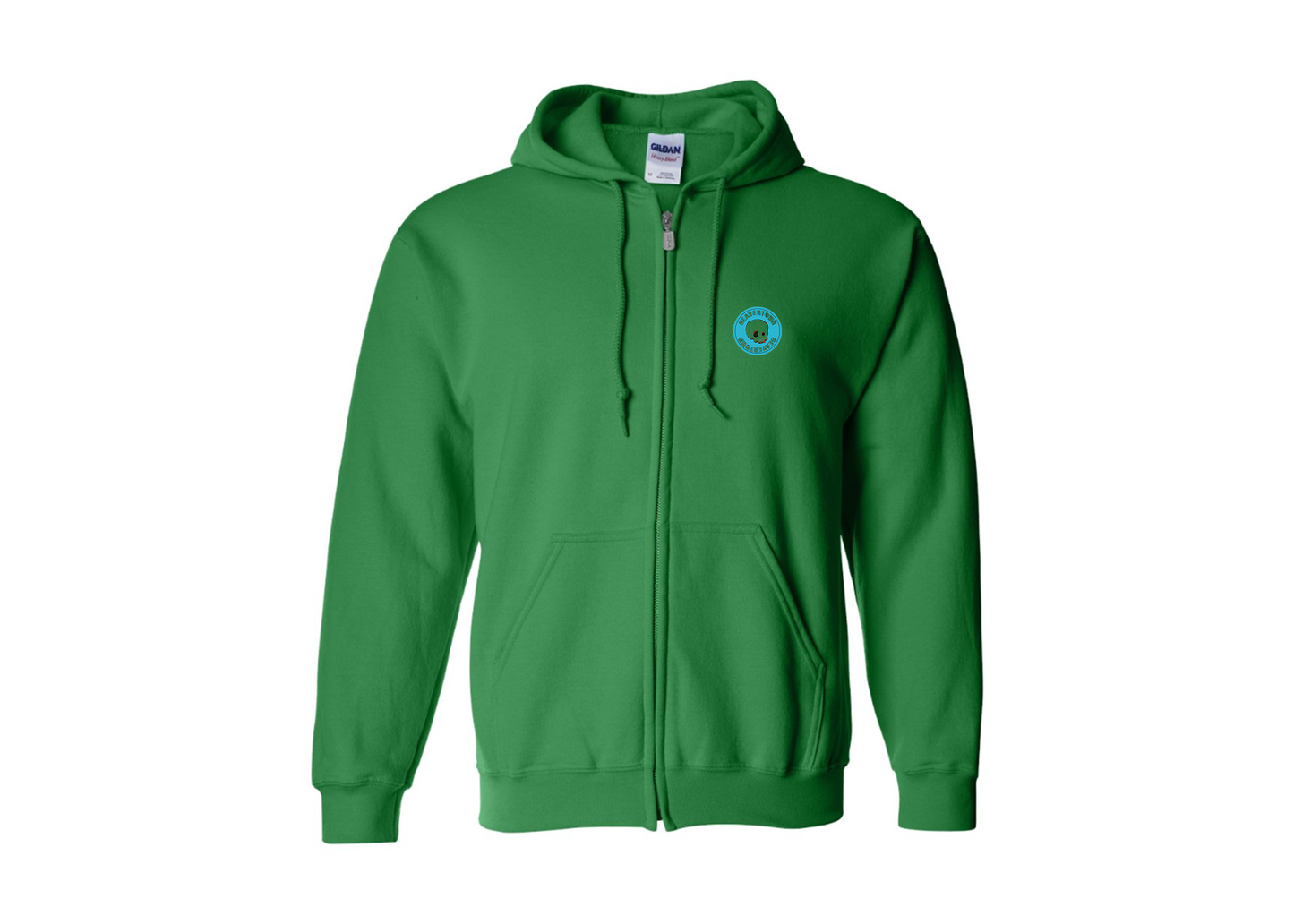 Men's Beavertown Brewery Gildan  Heavy Blend Full Zip Hooded Sweatshirt