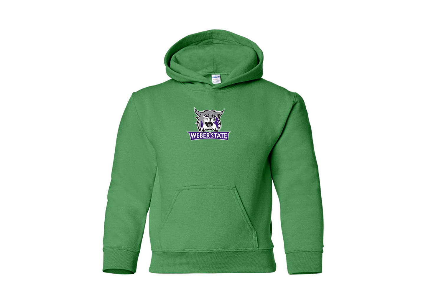 Youth Weber State Wildcats Gildan Heavy Blend  Hooded Sweatshirt