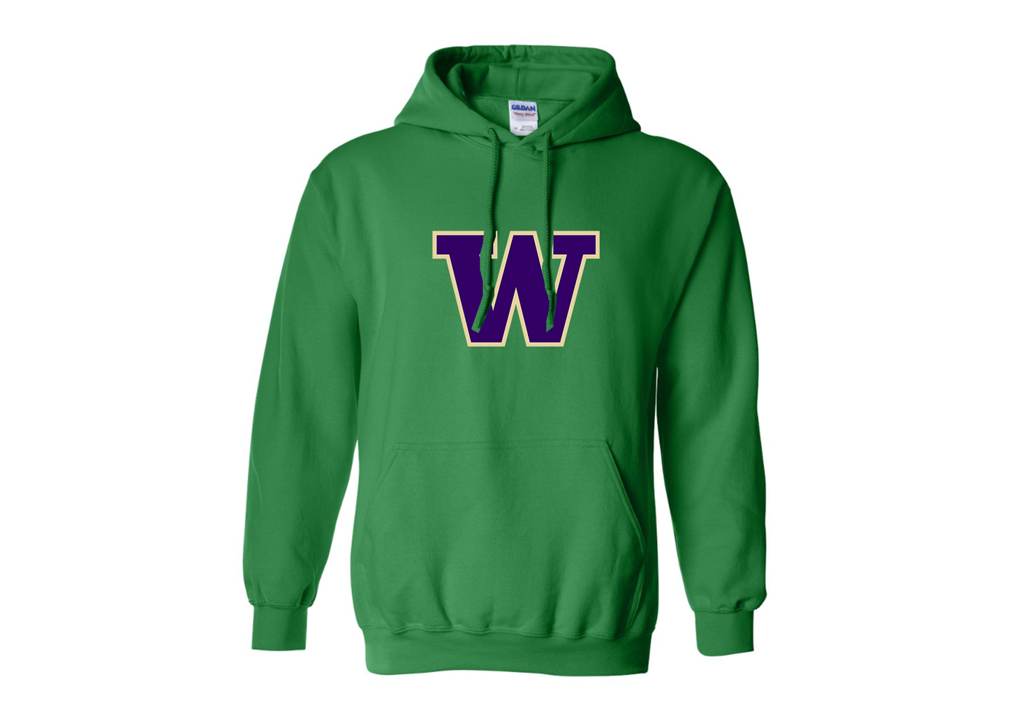Men's Washington Huskies Gildan  Heavy Blend Hooded Sweatshirt