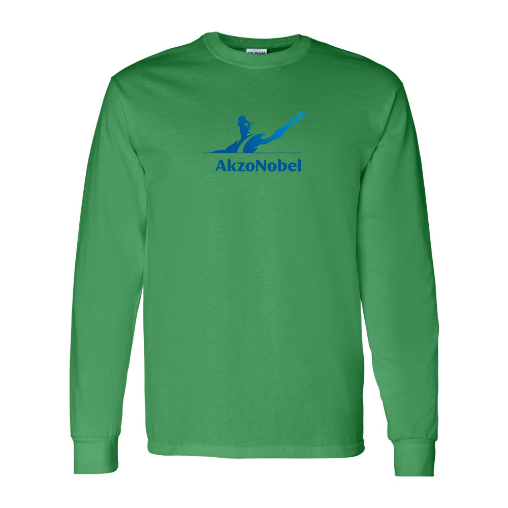Men's AkzoNobel Logo Gildan Heavy Cotton Long Sleeve T-Shirt
