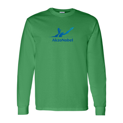 Men's AkzoNobel Logo Gildan Heavy Cotton Long Sleeve T-Shirt