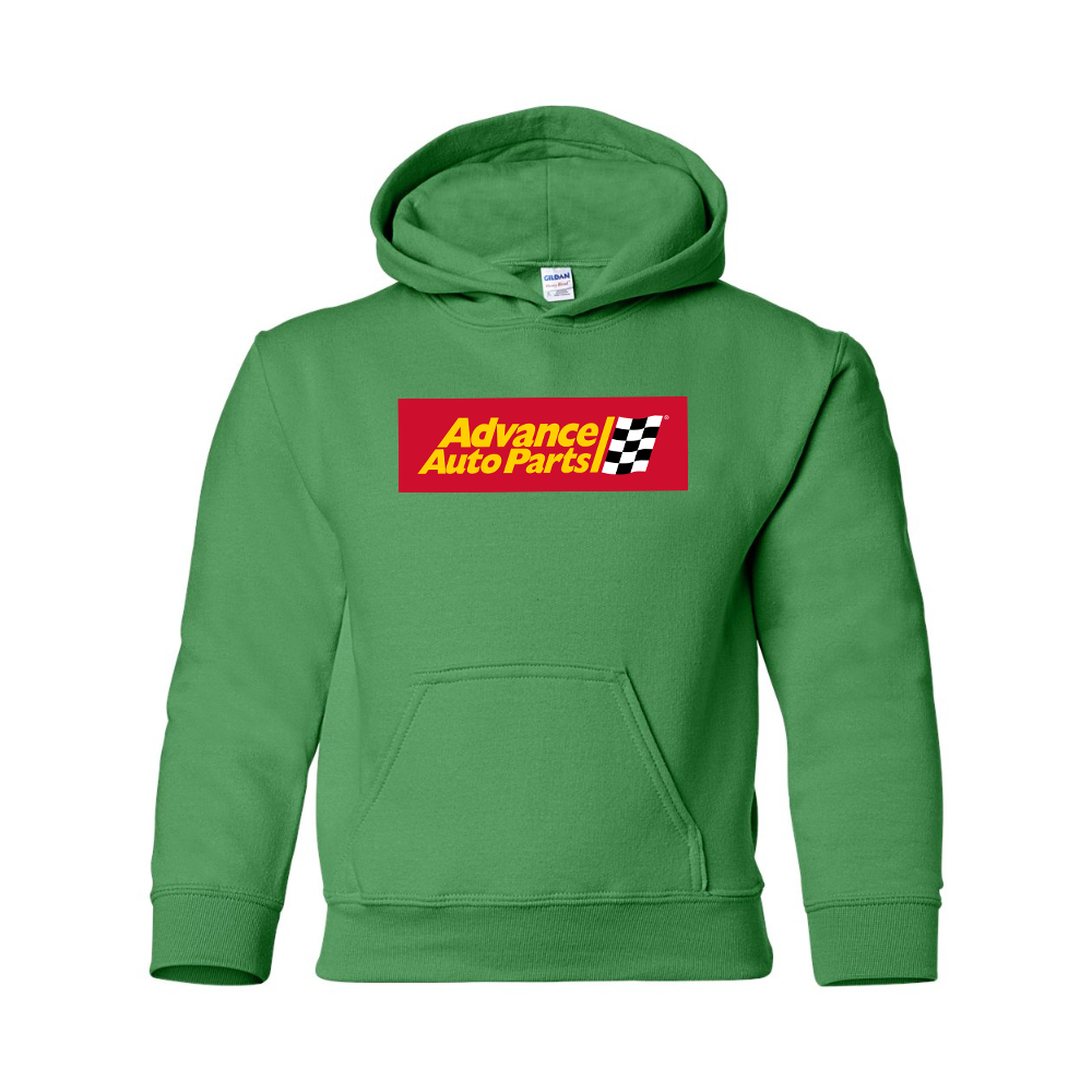 Youth Advance Auto Parts Logo Gildan Heavy Blend  Hooded Sweatshirt