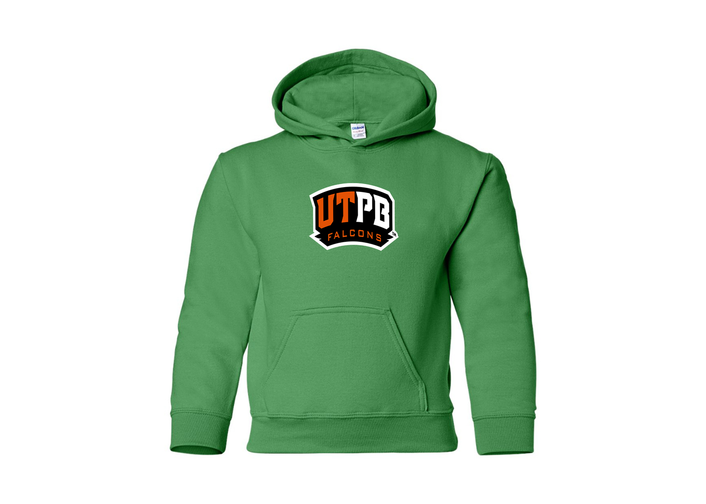 Youth UTPB Falcons Gildan Heavy Blend  Hooded Sweatshirt