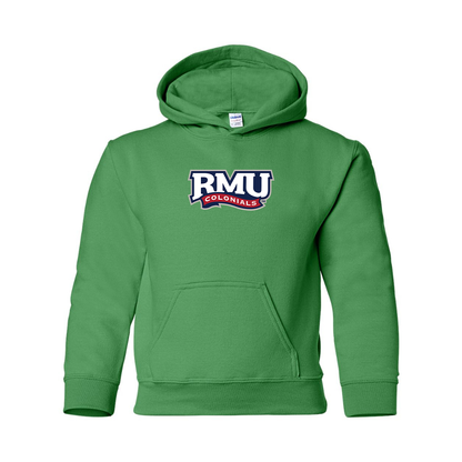 Youth Robert Morris Colonials Logo Gildan Heavy Blend  Hooded Sweatshirt