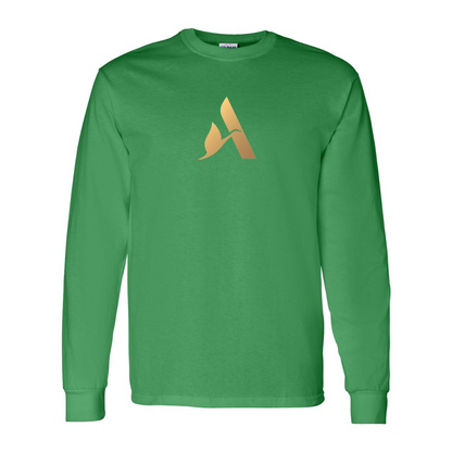 Men's Accor Golden Logo Gildan Heavy Cotton Long Sleeve T-Shirt