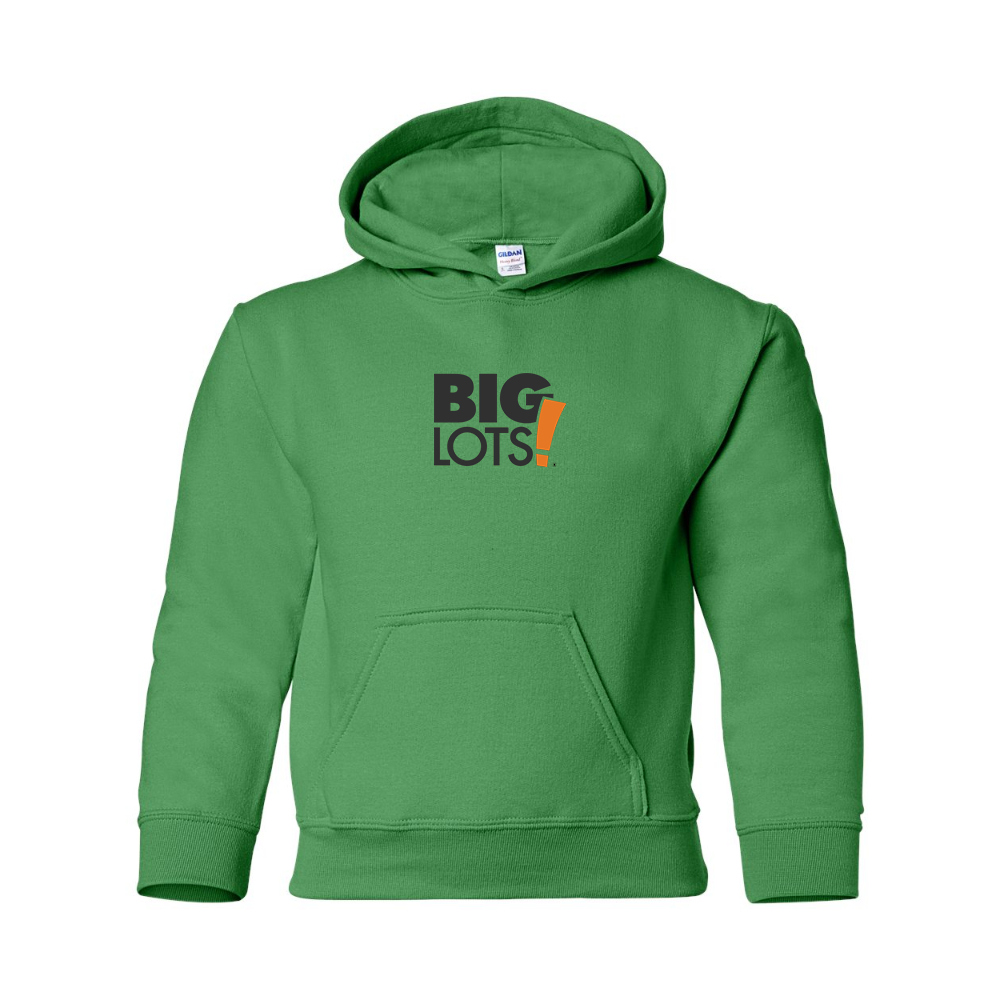 Youth Big Lots Logo Gildan Heavy Blend  Hooded Sweatshirt