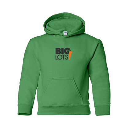 Youth Big Lots Logo Gildan Heavy Blend  Hooded Sweatshirt