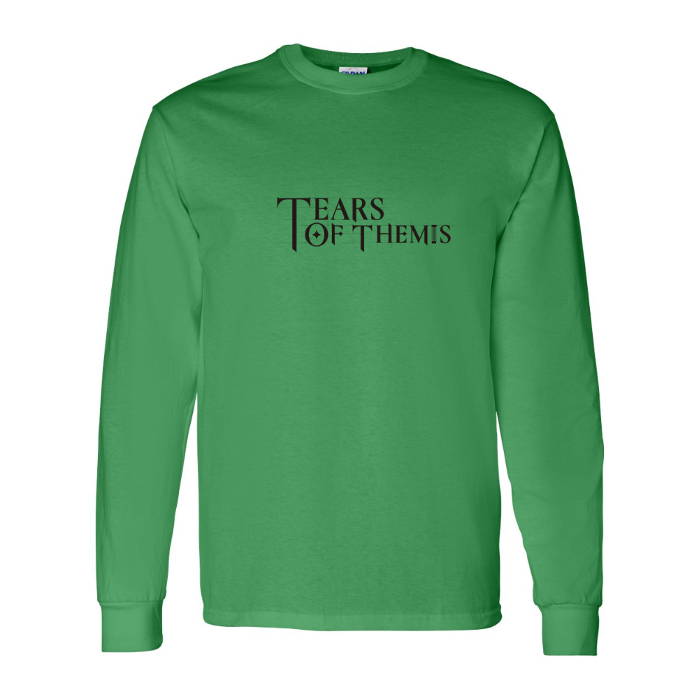 Men's Tear Of Themis Logo Gildan Heavy Cotton Long Sleeve T-Shirt