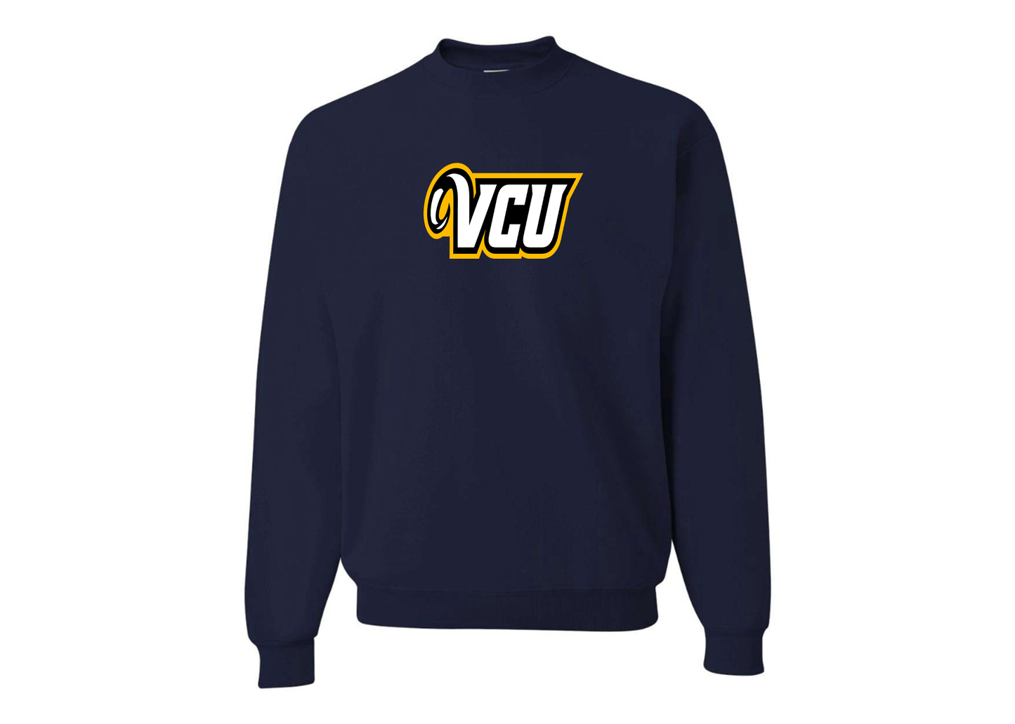 Men's Virginia Commonwealth Rams JERZEES NuBlend Crewneck Sweatshirt