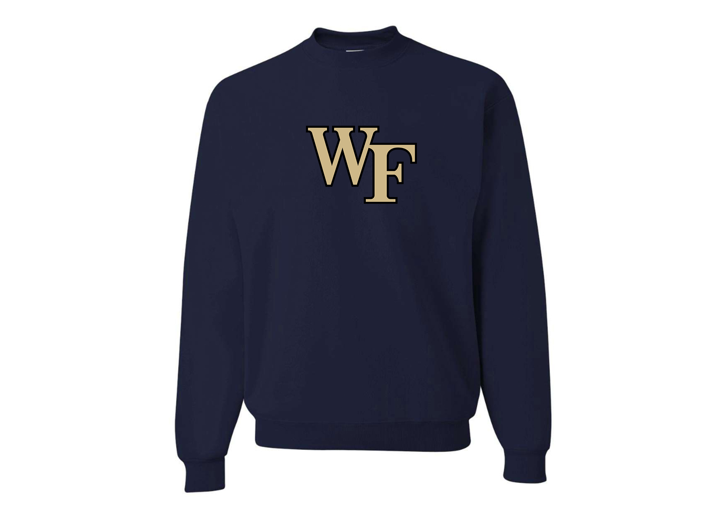 Men's Wake Forest Demon Deacons JERZEES NuBlend Crewneck Sweatshirt
