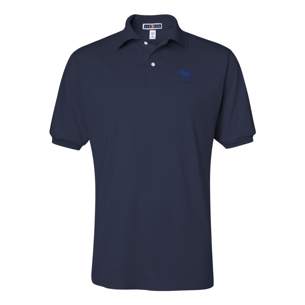 Men's Abercrombie & Fitch Moose Logo JERZEES  SpotShield polo