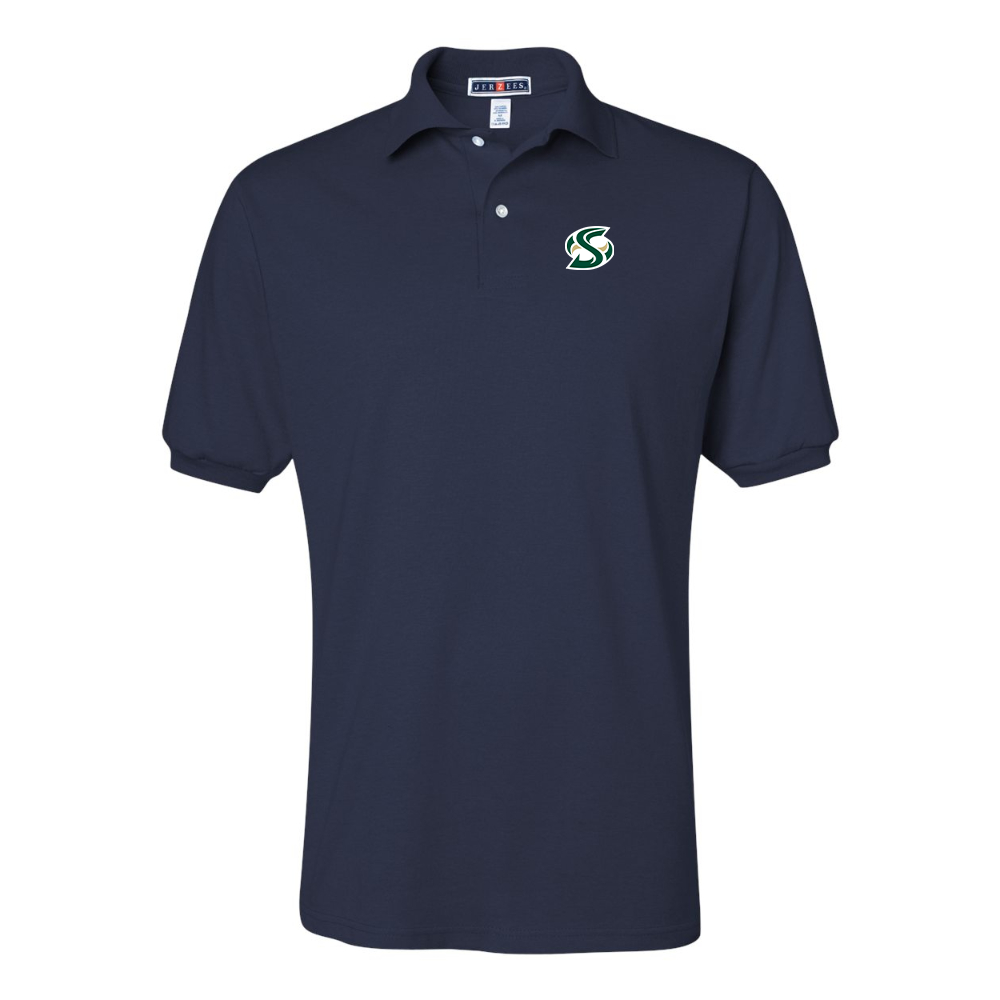 Men's Sacramento State Hornets Logo  JERZEES  SpotShield polo