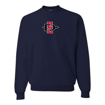 Men's San Diego State Aztecs Logo  JERZEES NuBlend Crewneck Sweatshirt