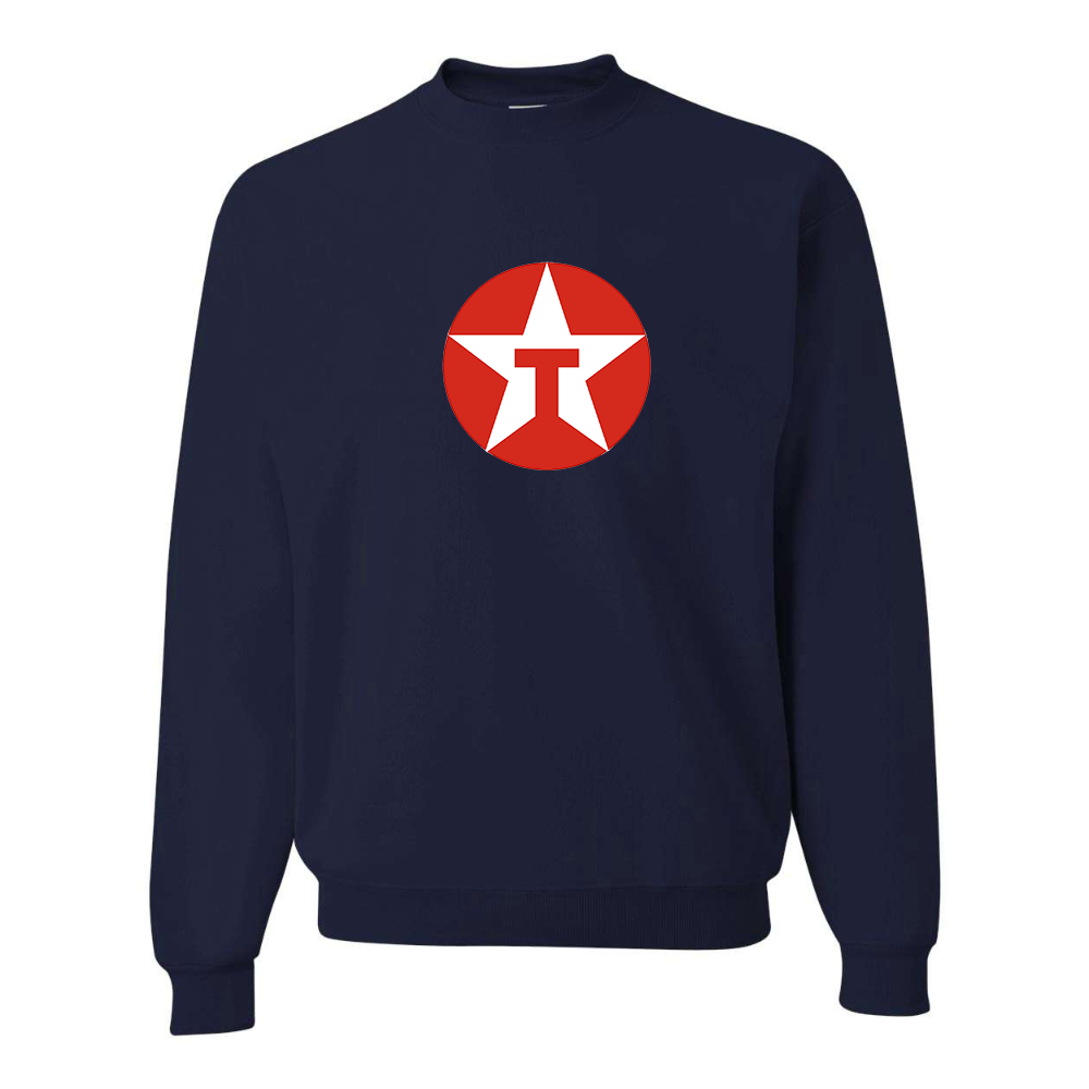 Men's Texaco Logo  JERZEES NuBlend Crewneck Sweatshirt