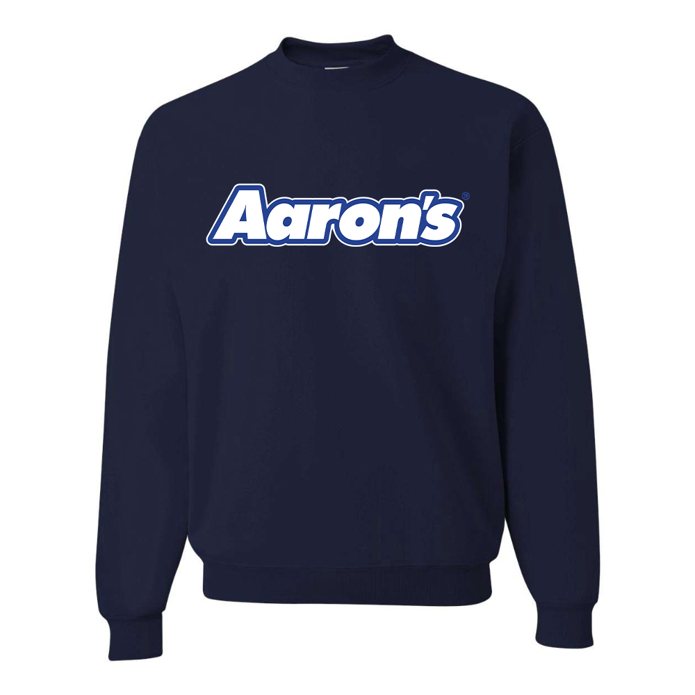 Men's Aaron_s Logo  JERZEES NuBlend Crewneck Sweatshirt