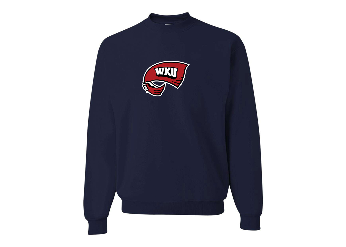 Men's Western Kentucky Hilltoppers JERZEES NuBlend Crewneck Sweatshirt