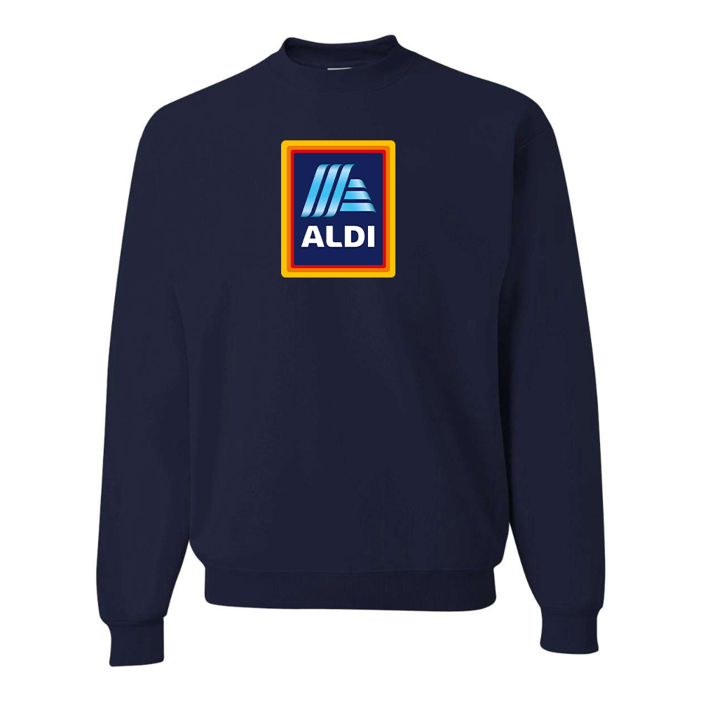 Men's Aldi Logo JERZEES NuBlend Crewneck Sweatshirt