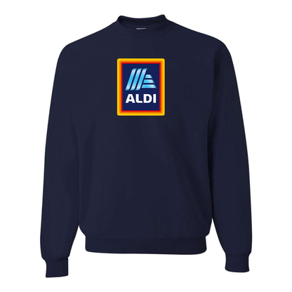 Men's Aldi Logo JERZEES NuBlend Crewneck Sweatshirt