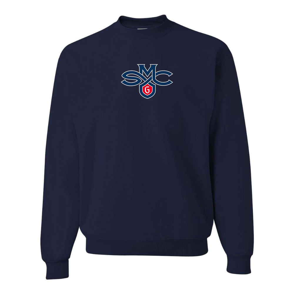 Men's Saint Marys Gaels Logo  JERZEES NuBlend Crewneck Sweatshirt