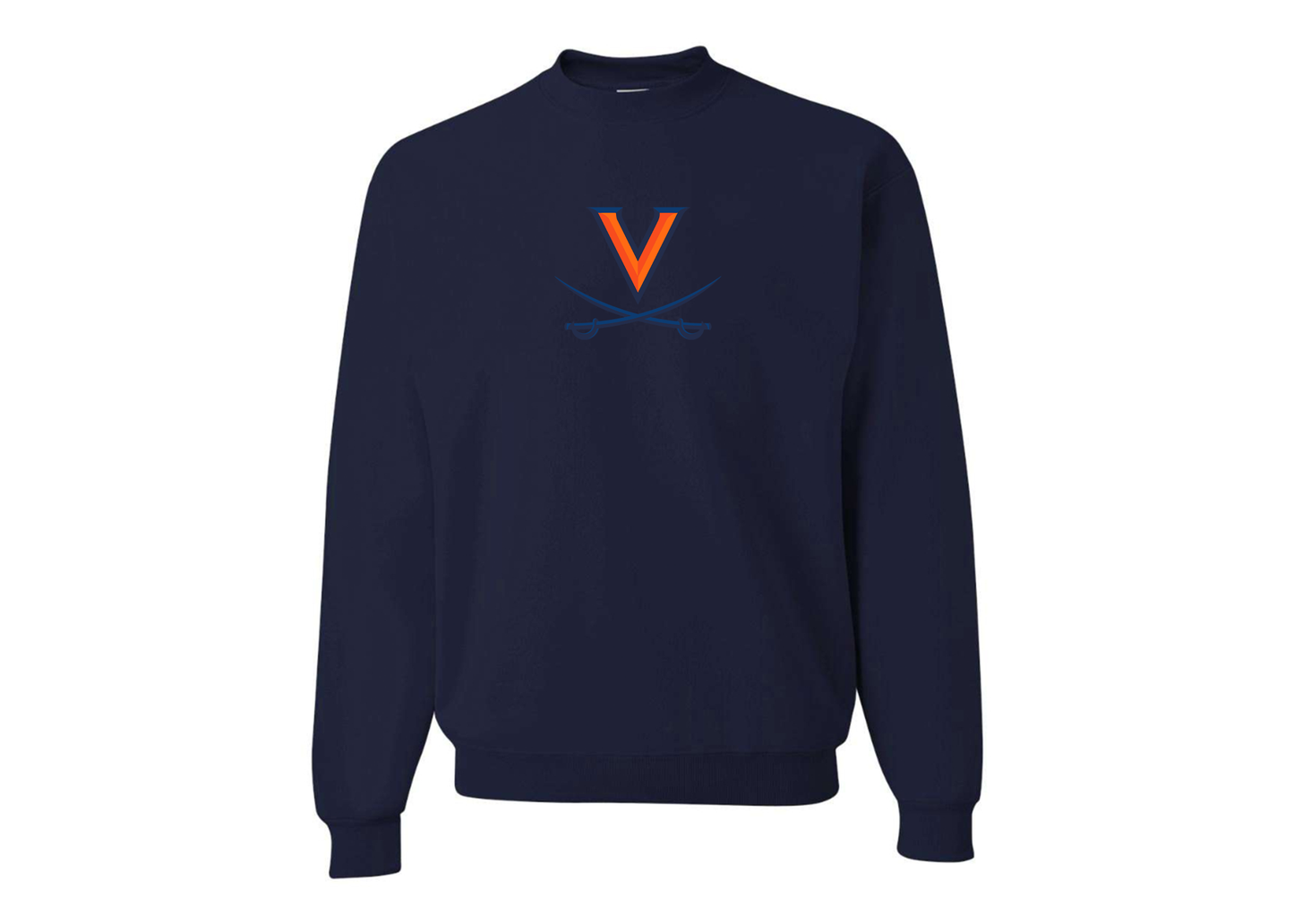 Men's Virginia Cavaliers JERZEES NuBlend Crewneck Sweatshirt