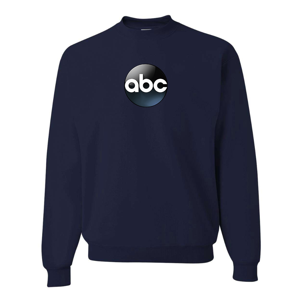 Men's Abc Logo  JERZEES NuBlend Crewneck Sweatshirt