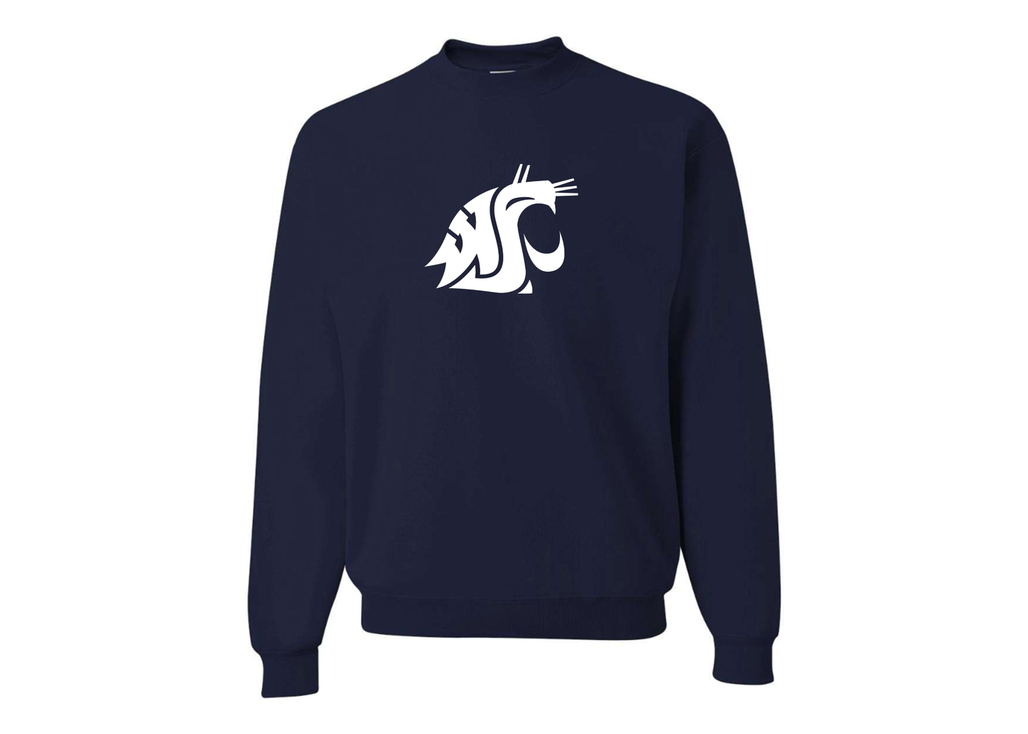 Men's Washington State Cougars JERZEES NuBlend Crewneck Sweatshirt