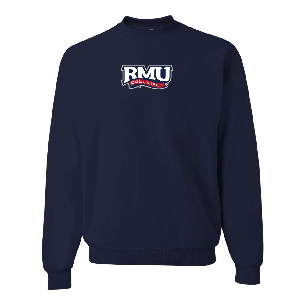 Men's Robert Morris Colonials Logo JERZEES NuBlend Crewneck Sweatshirt