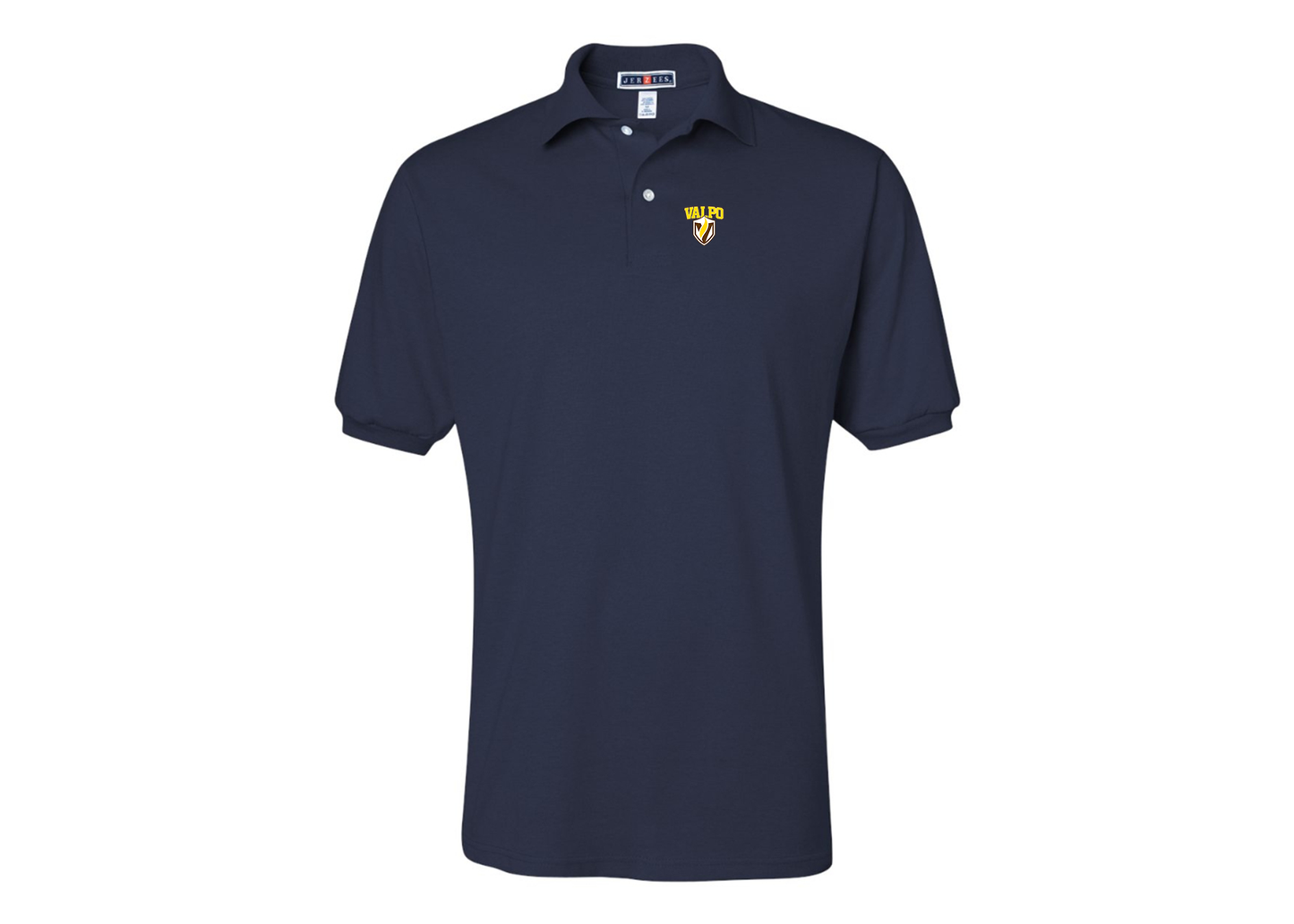 Men's Valparaiso Crusaders JERZEES  SpotShield polo