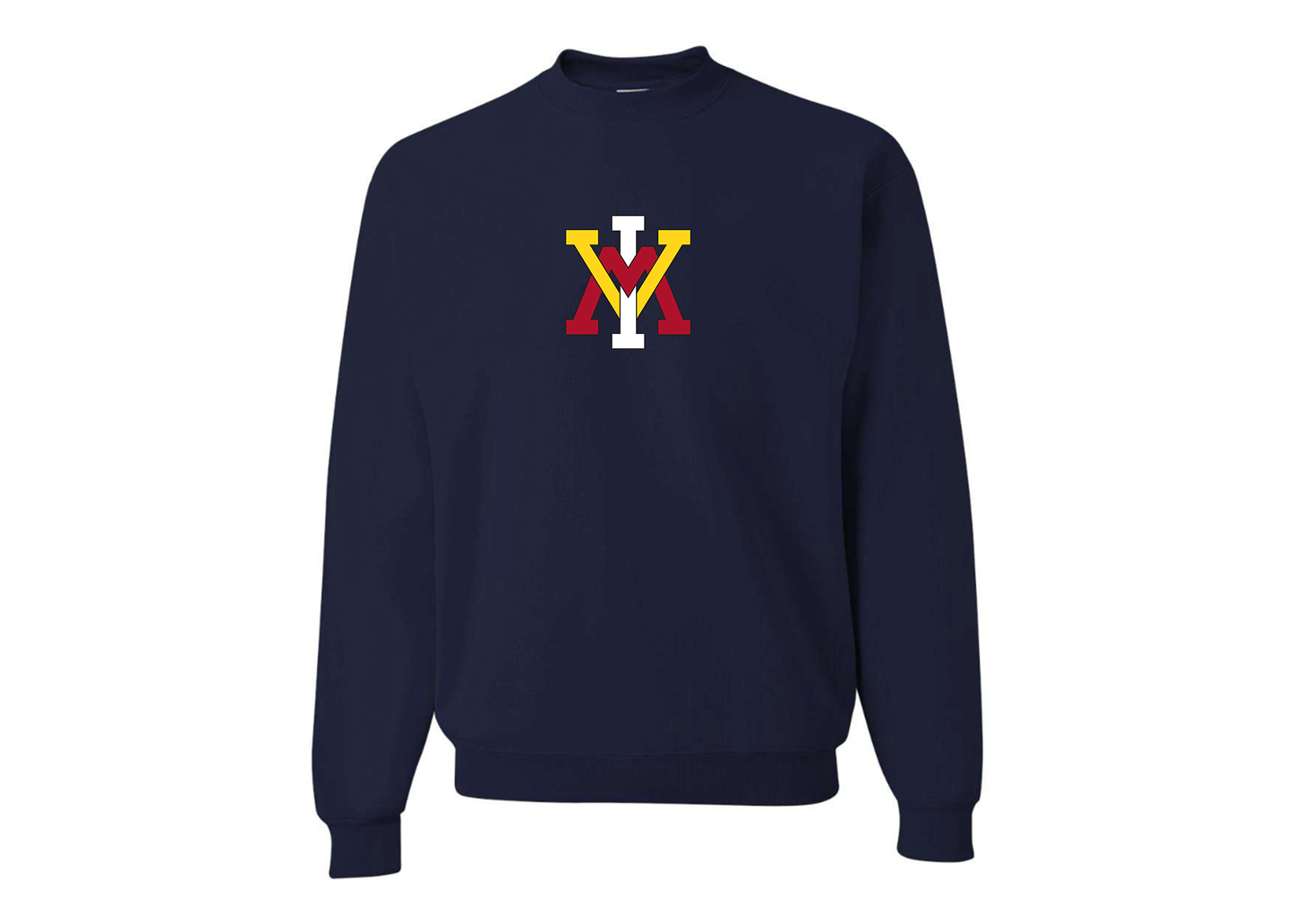 Men's VMI Keydets JERZEES NuBlend Crewneck Sweatshirt
