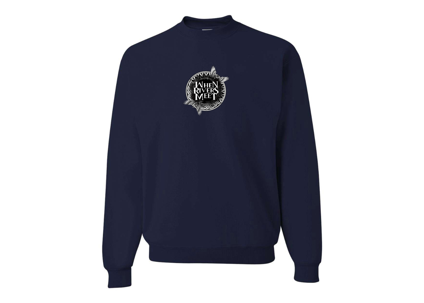 Men's When Rivers Meet JERZEES NuBlend Crewneck Sweatshirt