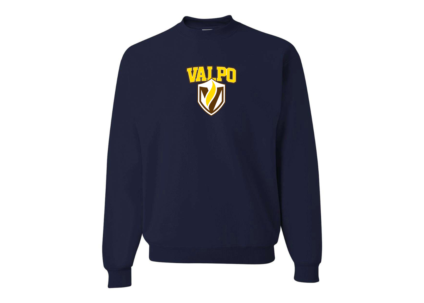 Men's Valparaiso Crusaders JERZEES NuBlend Crewneck Sweatshirt