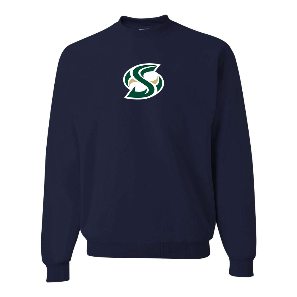 Men's Sacramento State Hornets Logo   JERZEES NuBlend Crewneck Sweatshirt