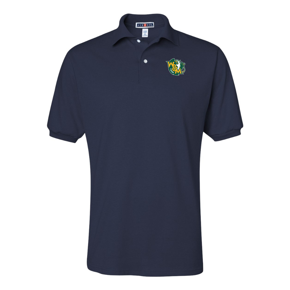 Men's William and Mary Tribe JERZEES  SpotShield polo