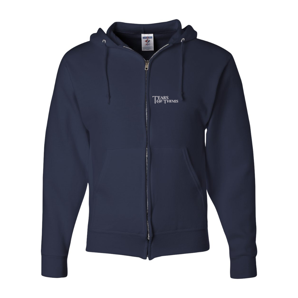 Men's Tear Of Themis Logo JERZEES NuBlend Full-Zip Hooded Sweatshirt