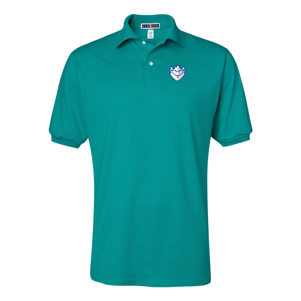 Men's Saint Louis Billikens Logo JERZEES  SpotShield polo