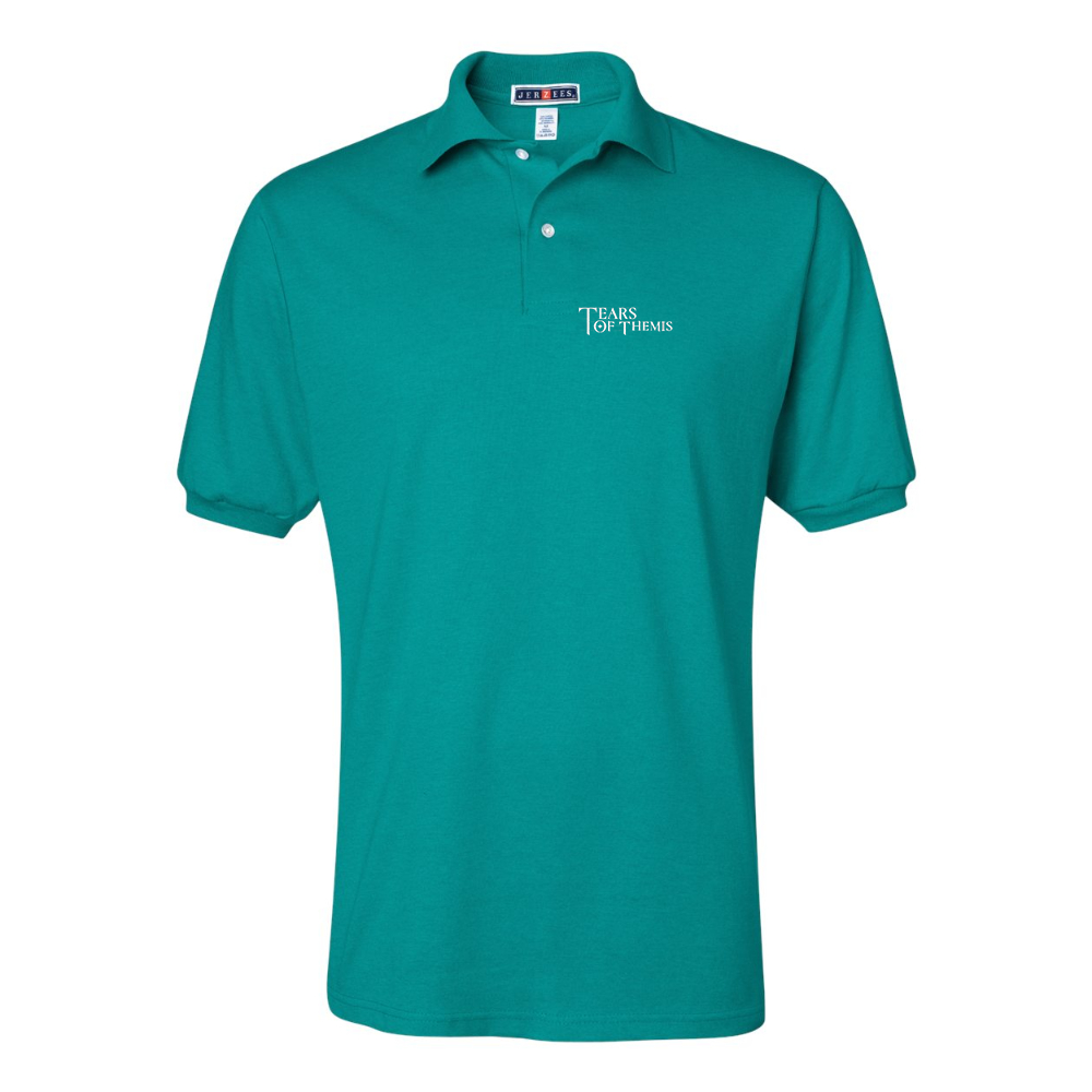 Men's Tear Of Themis Logo JERZEES  SpotShield polo