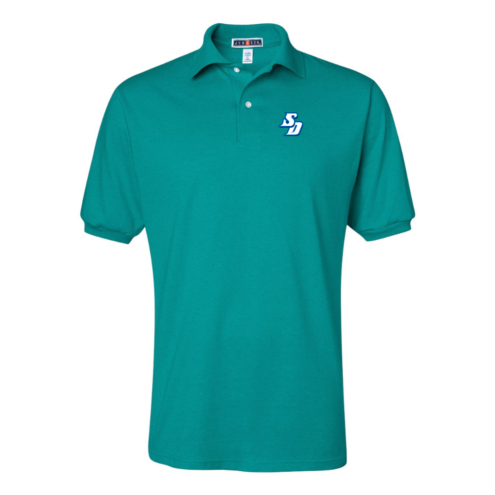Men's  San Diego Toreros Logo JERZEES  SpotShield polo