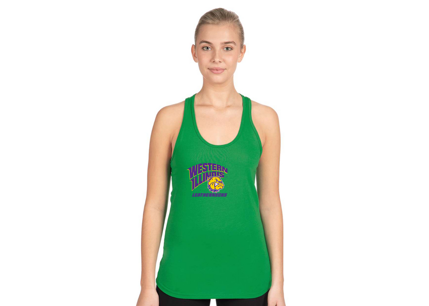 Women's Western Illinois Leathernecks Next Level Ideal Racerback Tank